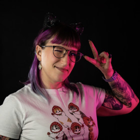 Tattoo artist from tattoo studio in Warsaw Poland White Rat Tattoo Kinga Radomska profile 1