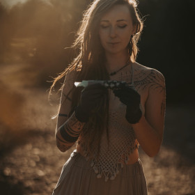 Aleksandra – tatuaż neotribal i etniczny | White Rat Tattoo Warszawa